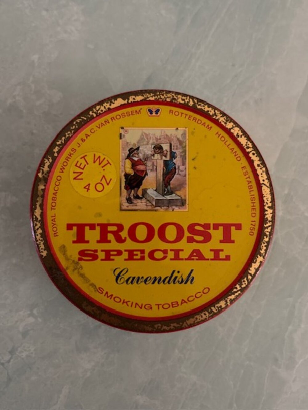 Vintage Troost Smoking Tobacco Tin Holland